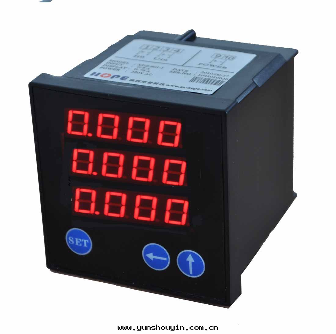 72*72系(xì)列三(sān)相智能(néng)電(diàn)測表(biǎo)